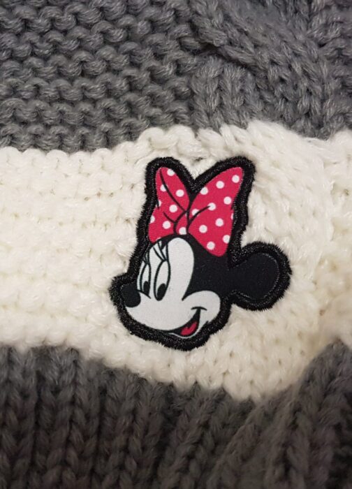 Berretto in maglia a righe Minnie