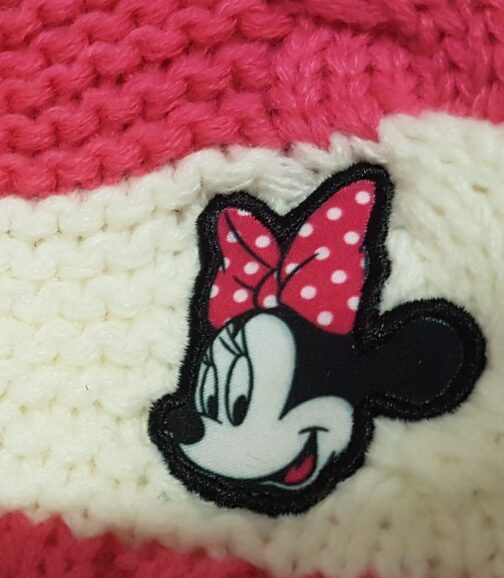 Berretto in maglia a righe Minnie