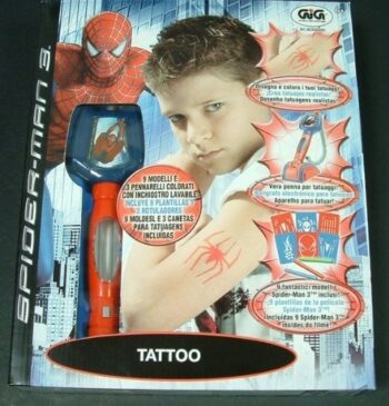 Set per tatuaggi Spiderman