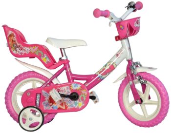Bicicletta con rotelle Winx 12 pollici 3-5 anni
