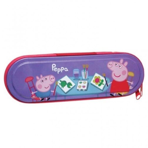 Astuccio portamatite in metallo Peppa Pig