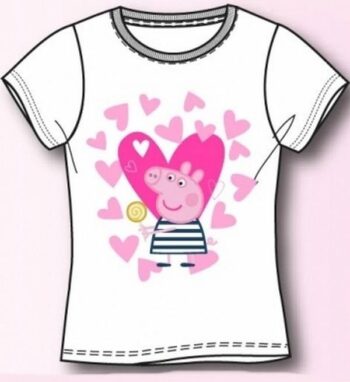 T-shirt bimba Peppa Pig "Lecca Lecca"