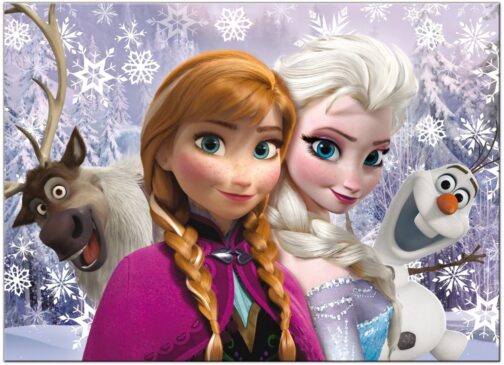 Puzzle maxi Disney Frozen Elsa, Sven ed Anna 35pz