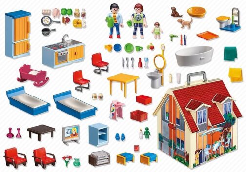 Playmobil - Casa delle bambole portatile