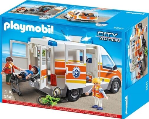 Playmobil 5541 - Ambulanza della Guardia Costiera con Luci e Suoni