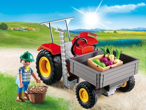 Playmobil - Trattore con Cassone