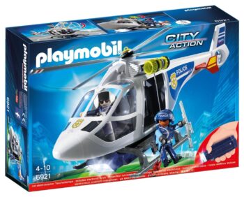 Playmobil - Elicottero della Polizia con Luce di Avvistamento