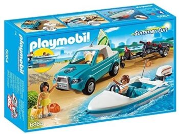 Playmobil - Surfisti con Pick Up e Motoscafo