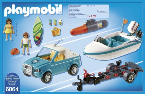 Playmobil - Surfisti con Pick Up e Motoscafo