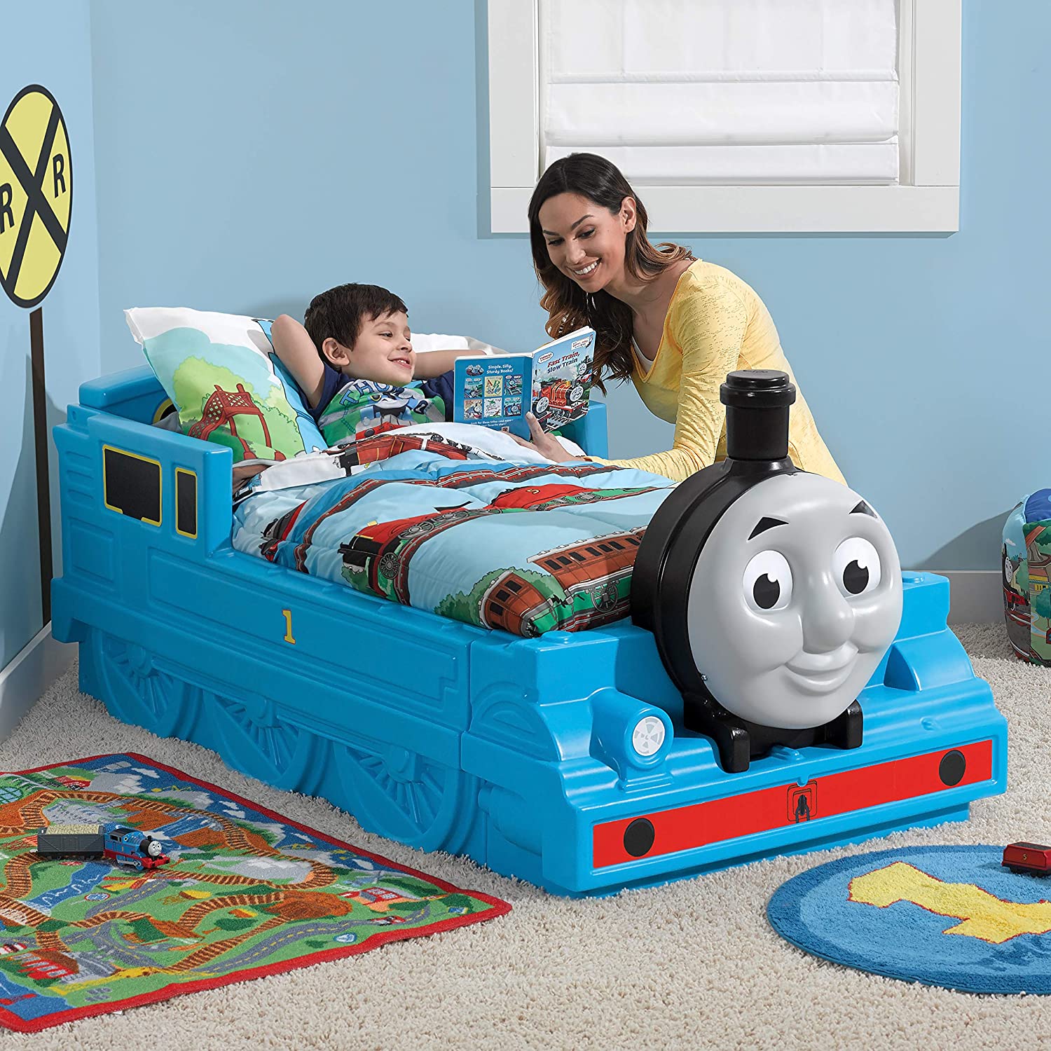 40 x 60 cm Biancheria da letto per bambini con il trenino Thomas 024 100 x 135 cm 