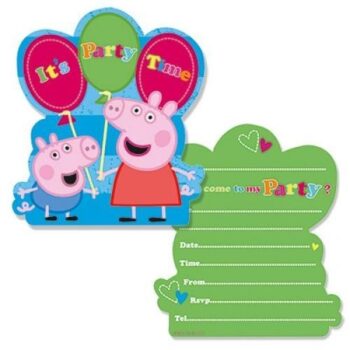 Inviti per festa Peppa Pig