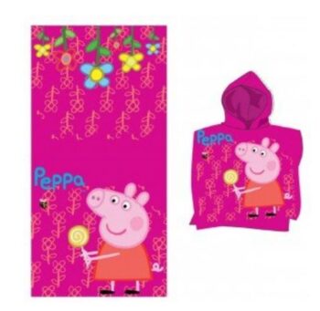 Accappatoio poncho Peppa Pig Lecca Lecca