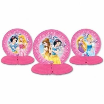 Set 3 centrotavola Principesse Disney