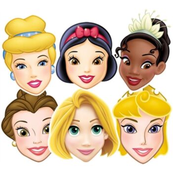 Mascherine Principesse Disney conf. da 6