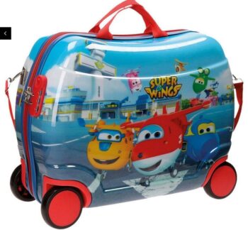 Valigia Trolley cavalcabile Super Wings