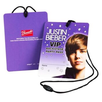 Inviti festa Justin Bieber VIP Pass