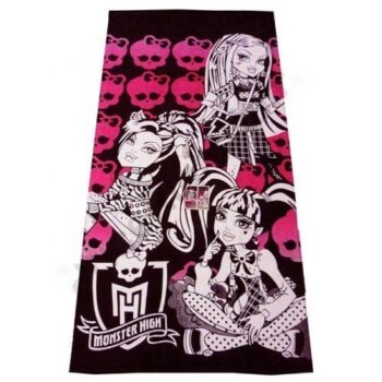 Asciugamano Telo Mare Monster High Teschi