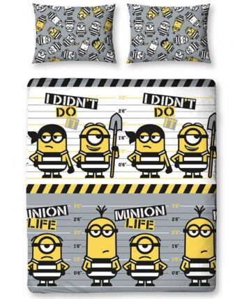 Cattivissimo Me 3 Minions Jailbird Parure copripiumino doppia