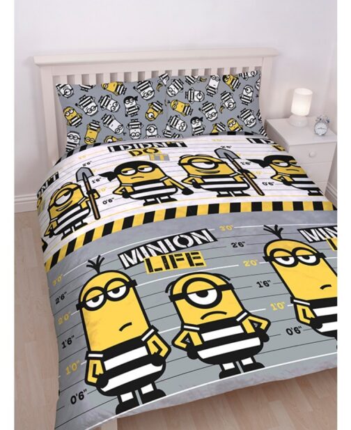 Cattivissimo Me 3 Minions Jailbird Parure copripiumino doppia