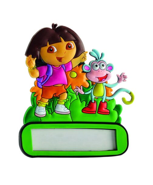 Targa nome adesiva Dora l'Esploratrice