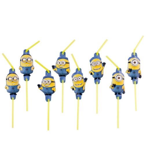 Cannucce festa Minions Cattivissimo Me