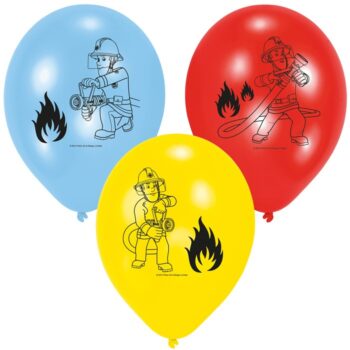 Palloncini per festa Sam il Pompiere