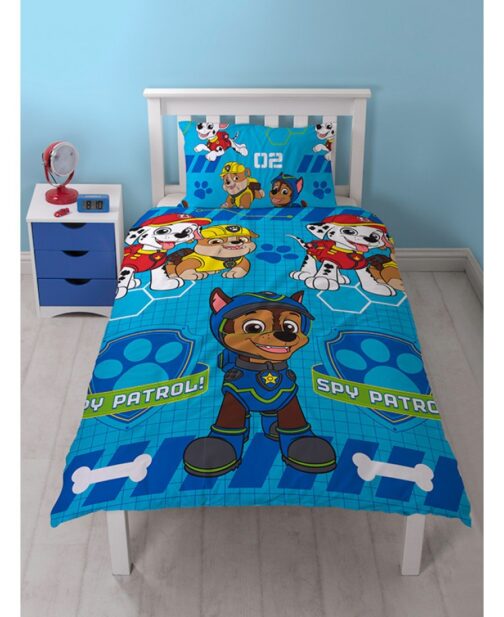 Parure copripiumino singolo Paw Patrol Spy