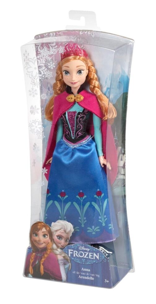 Disney Frozen - Bambola Anna Principessa Scintillante