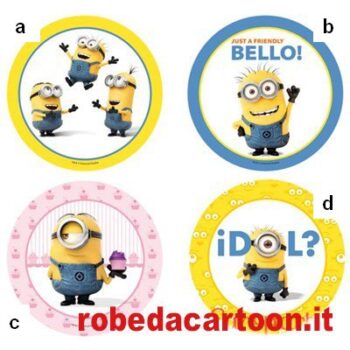 Cialda per torta Minions Cattivissimo Me