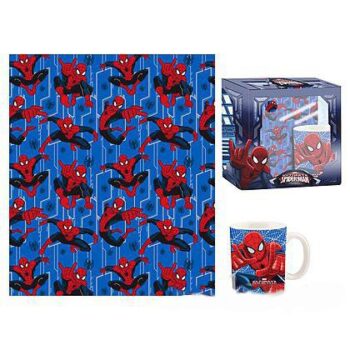 Spiderman set regalo Plaid e tazza