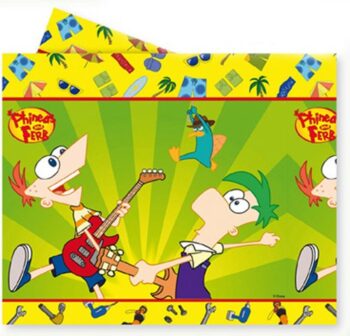 Tovaglia per festa Phineas e Ferb