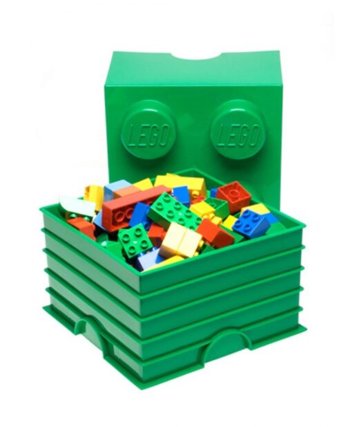 Scatola Mattoncino Lego Grigia