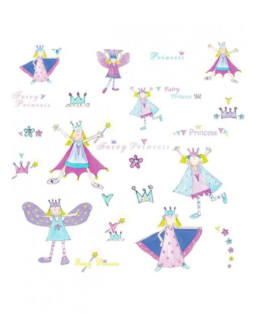 Stickers murali Principesse e Fatine 23 pezzi