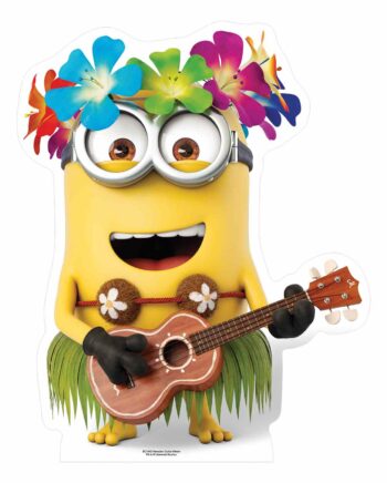 Minions - Sagoma cartonata di Minion hawaiiano con chitarra