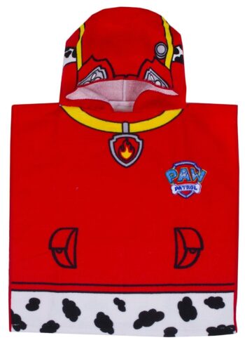 Accappatoio poncho Paw Patrol Marshall