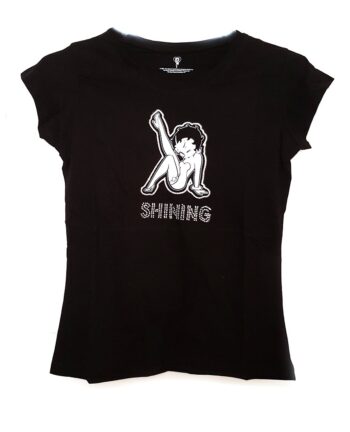 T-shirt ragazza Betty Boop Shining