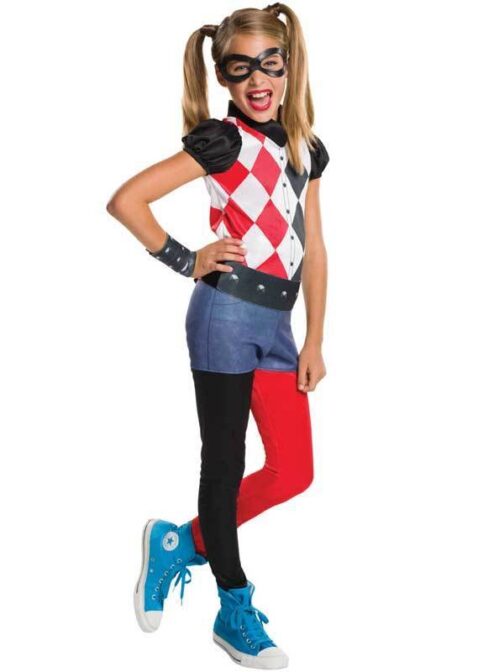 Costume bambina Harley Quinn 5-7 anni