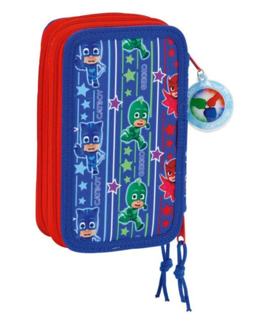 Super Pigiamini Astuccio completo 3 zip Pj Masks