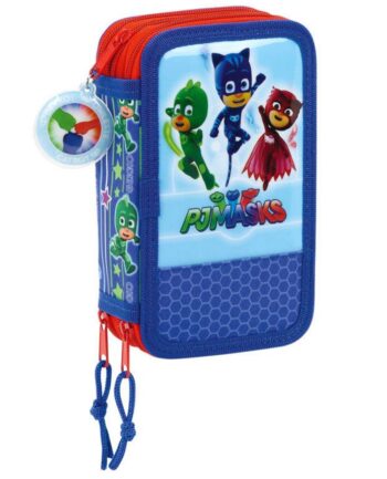 Super Pigiamini Astuccio completo 3 zip Pj Masks