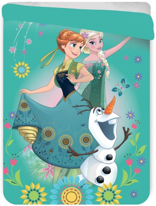Copriletto trapuntato letto singolo Disney Frozen