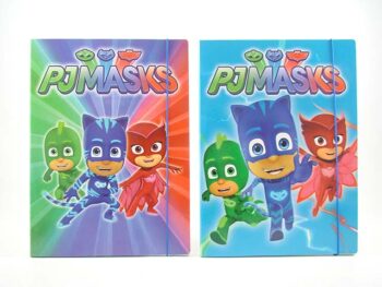 Pj Masks Cartellina 3 lembi con elastico