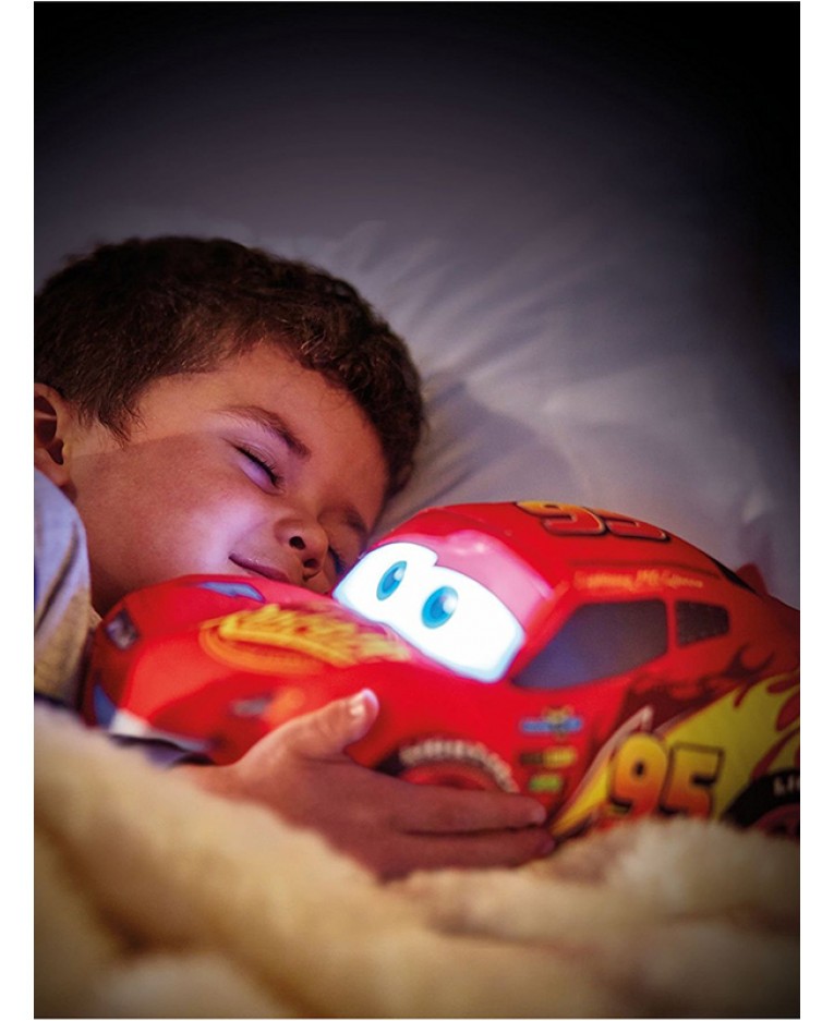 Disney Cars Saetta McQueen Luce Notturna E Peluche-Lampade E Luci N