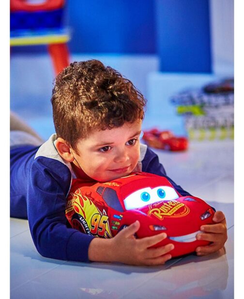 Disney Cars Saetta McQueen Luce notturna e peluche