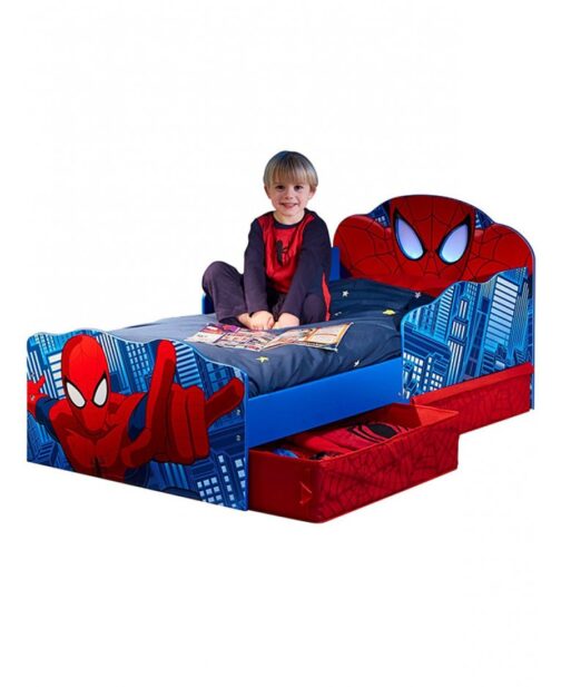 Lettino Spiderman con cassetti