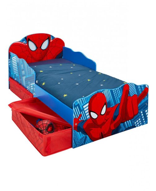 Lettino Spiderman con cassetti