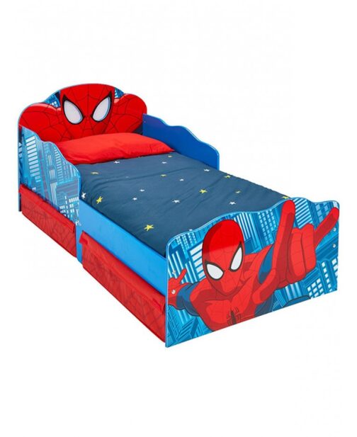 Lettino Spiderman con cassetti