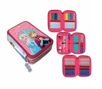 Astuccio completo 3 zip Disney Frozen