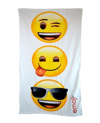Asciugamano telo mare Emoji