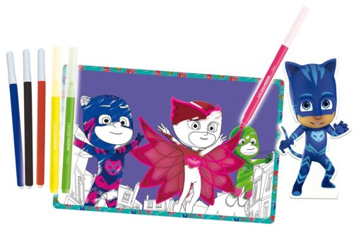 SUPER PIGIAMINI PJ MASKS SCUOLA DISEGNO 62966