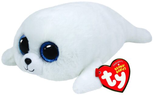 Peluche cucciolo bianco di Foca TY 15 CM